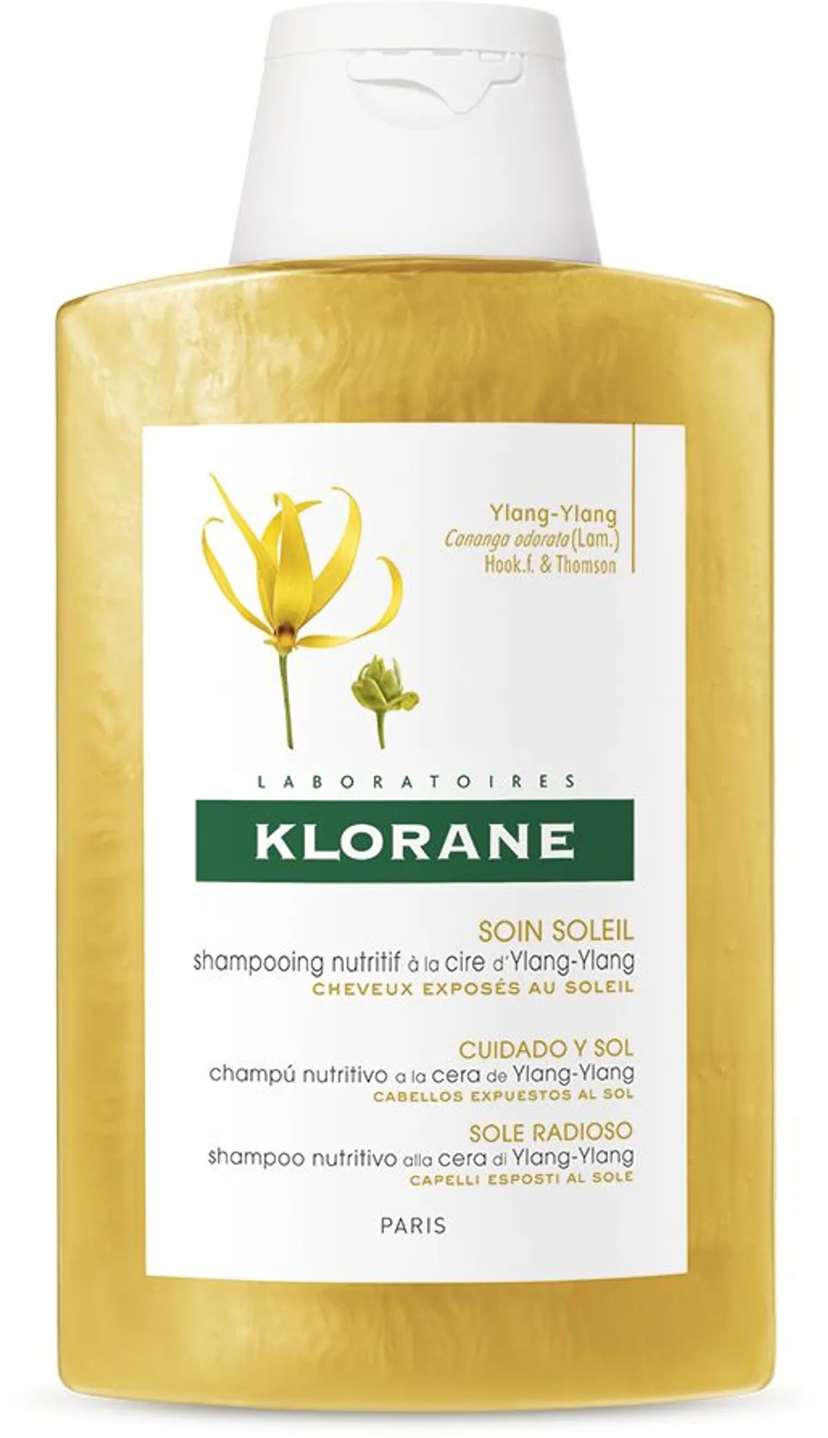 Klorane Shampooing Soin Soleil Cire d'Ylang-Ylang 200ml