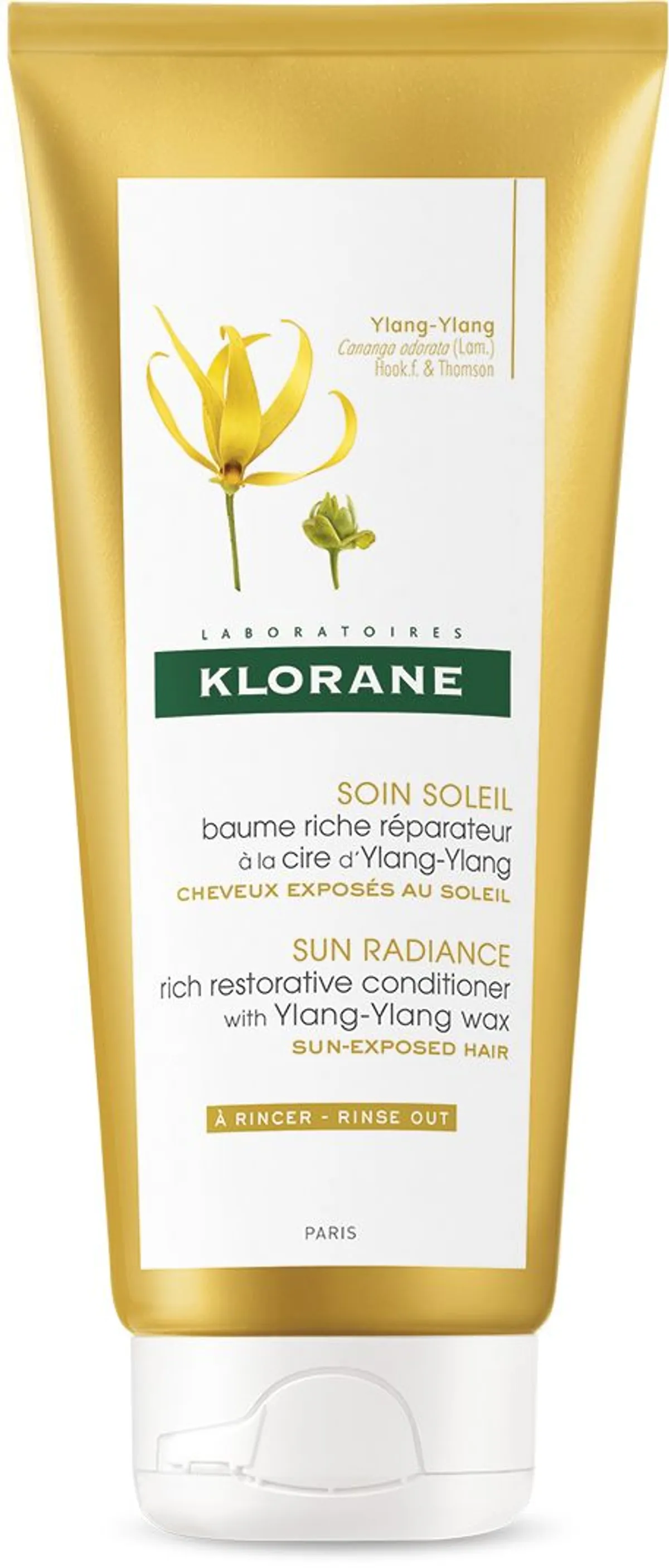 Klorane Baume Riche Réparateur Soin Soleil Cire d'Ylang-Ylang 200ml