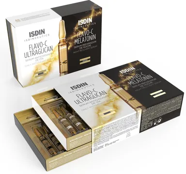 ISDIN Isdinceutics Flavo-C Melatonin & Ultraglican Ampoules 10 + 10 x 2ml