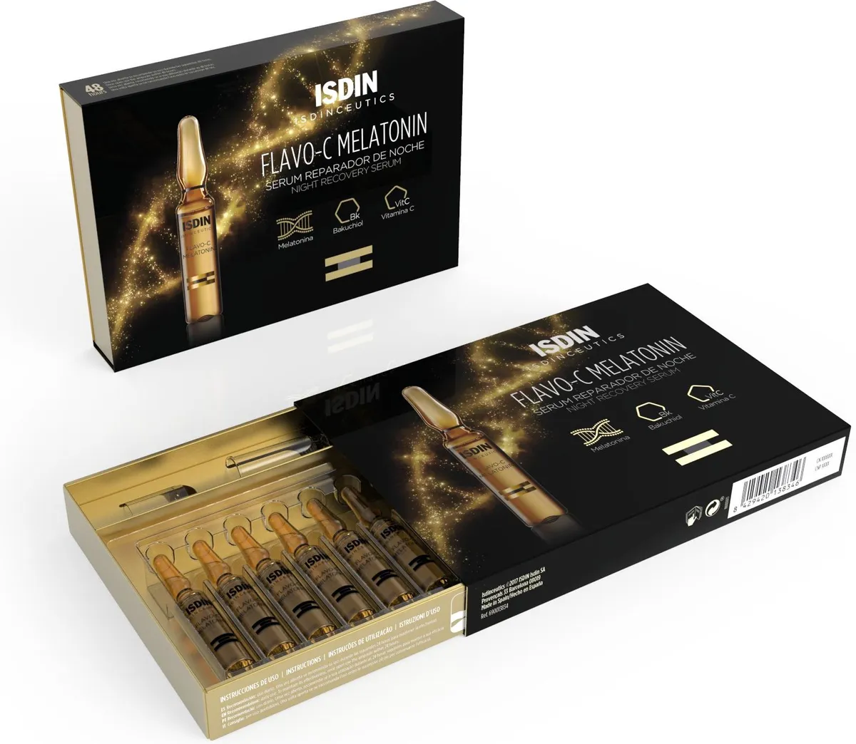 ISDIN Isdinceutics Flavo-C Melatonin Ampoules 10 x 2ml