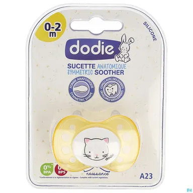 Dodie Anatomische Fopspeen Geboorte Unisex ( van 0 tot 2 maanden)
