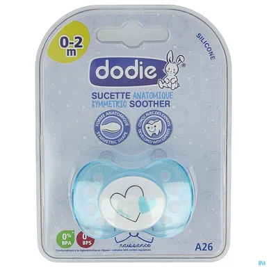 Dodie Anatomische Fopspeen Geboorte Jongen ( van 0 tot 2 maanden)