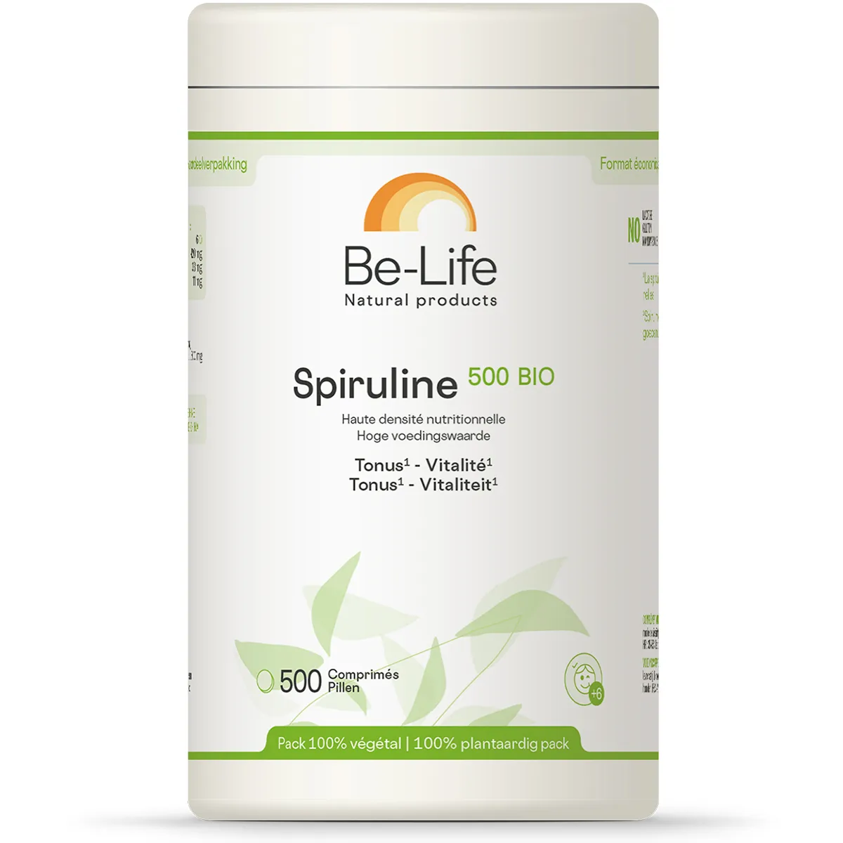 Be Life Spirulina 500 Bio 500 Capsules