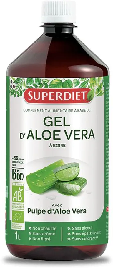 SuperDiet Gel d'Aloe Vera Bio 1L