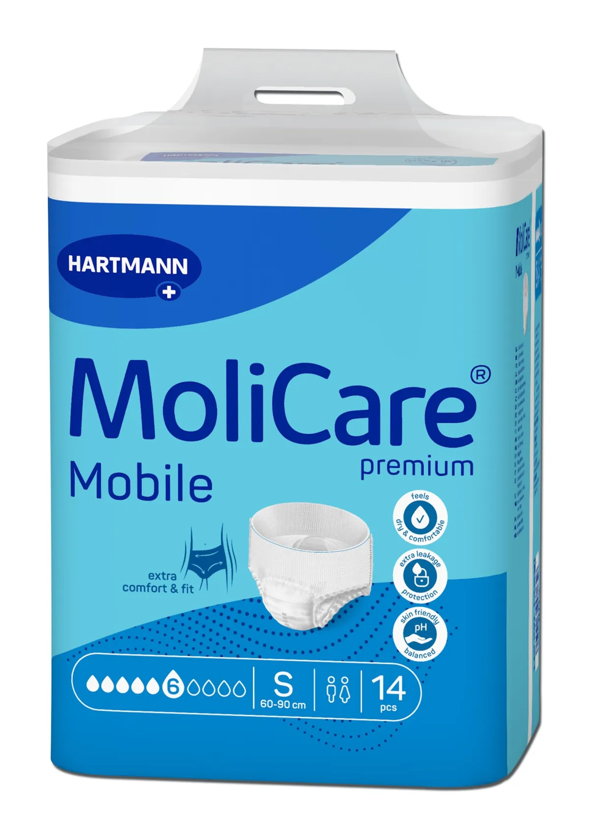 MoliCare Premium Mobile 6 Drops 14 Slips Taille Small