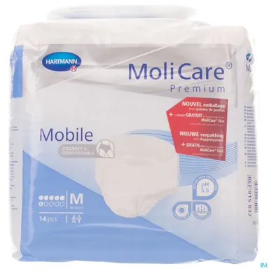 MoliCare Premium Mobile 6 Drops 14 Slips Maat Medium