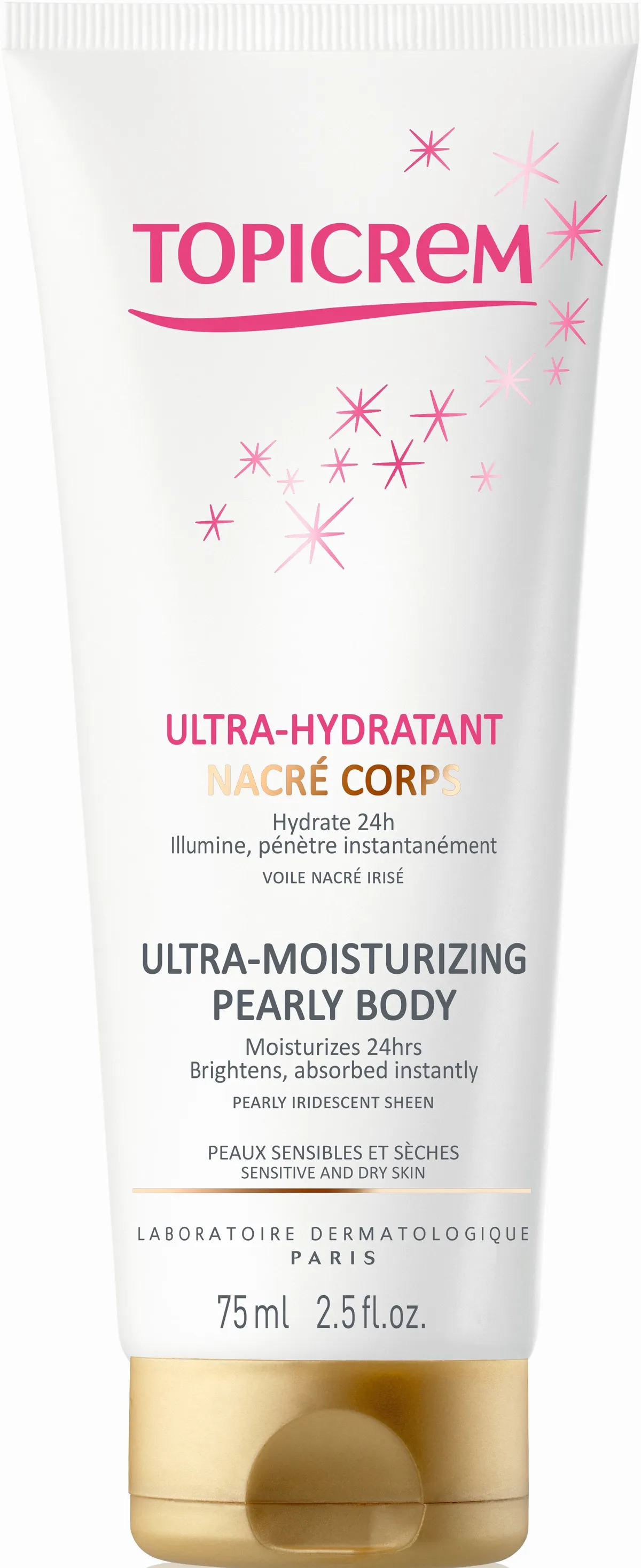 Topicrem Ultra-Hydratant Nacré Corps 75ml