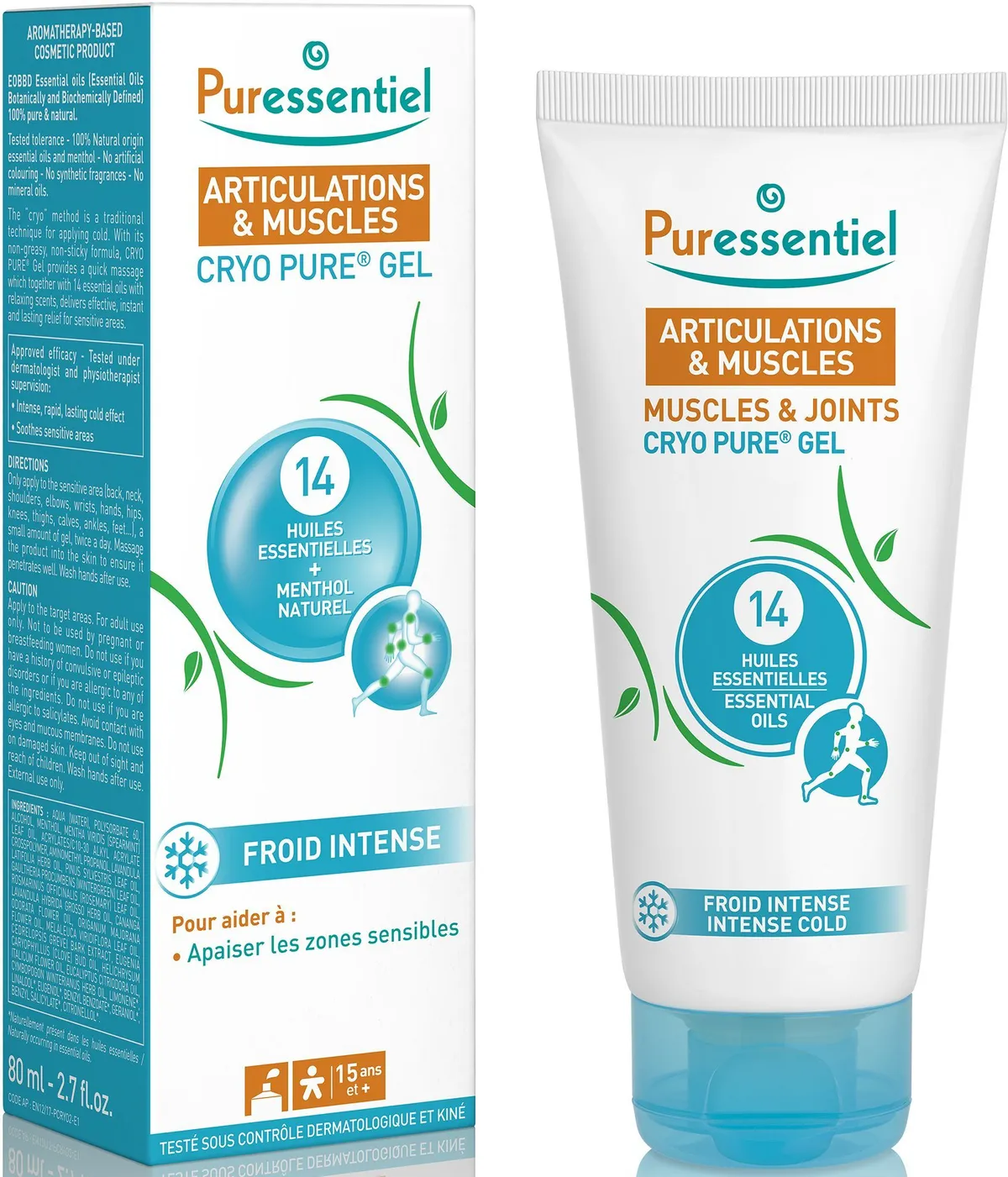 Puressentiel Articulations et Muscles Cryo Pure Gel 80ml