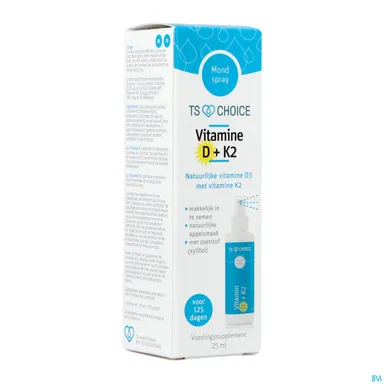 Best Choice Spray Bouche Vitamine D Et K2 25ml