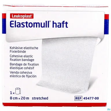 Elastomull Haft Latexvrij 8 cm x 20 m