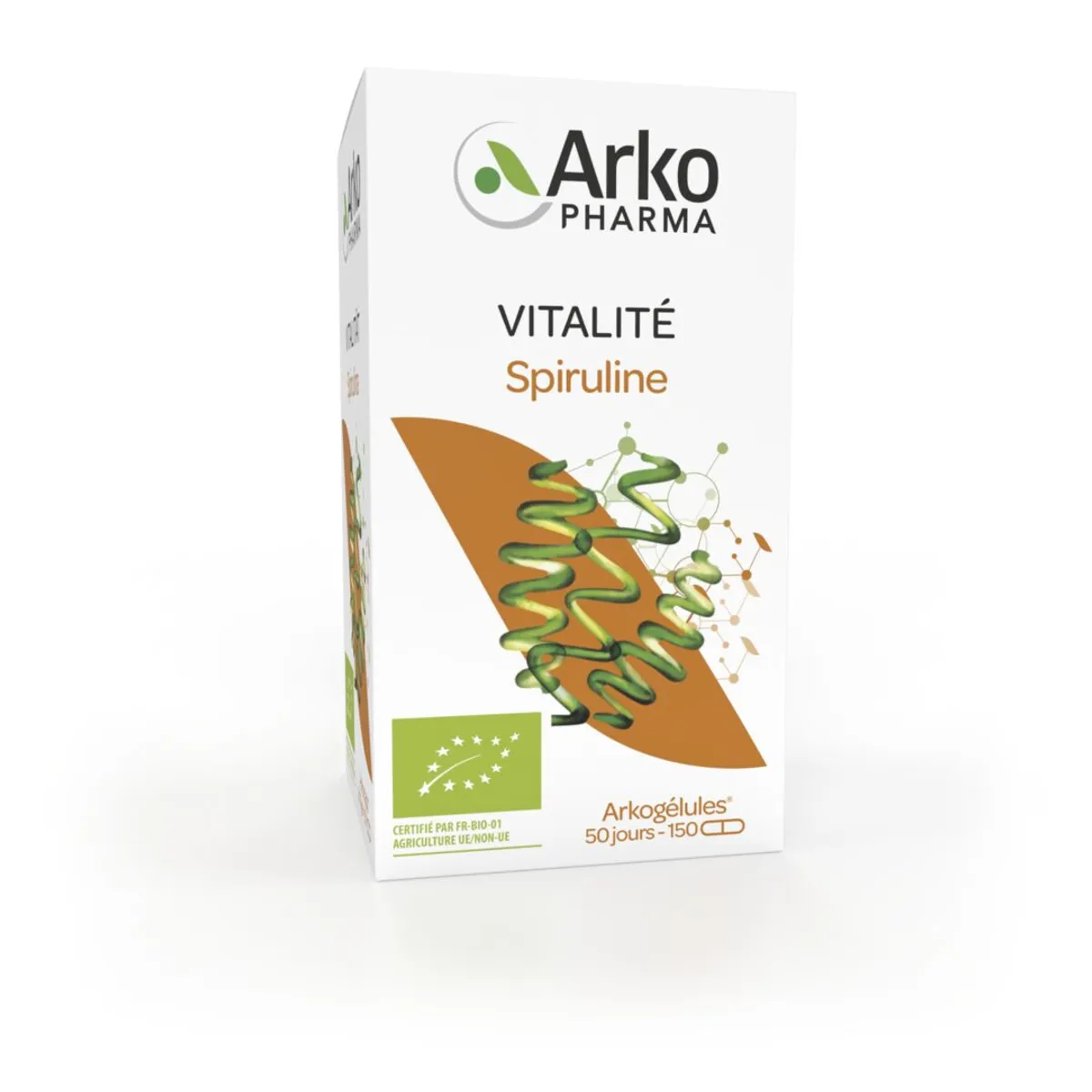 Arkogelules Spiruline Bio Caps 150