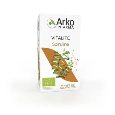 Arkogélules Spiruline BIO caps 45