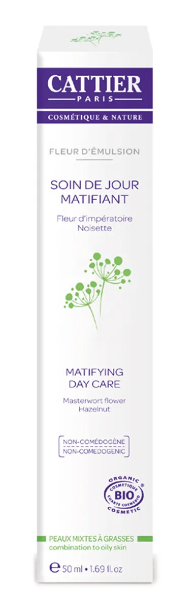 Cattier Fleur d'Emulsion Soin De Jour Matifiant Bio 50ml