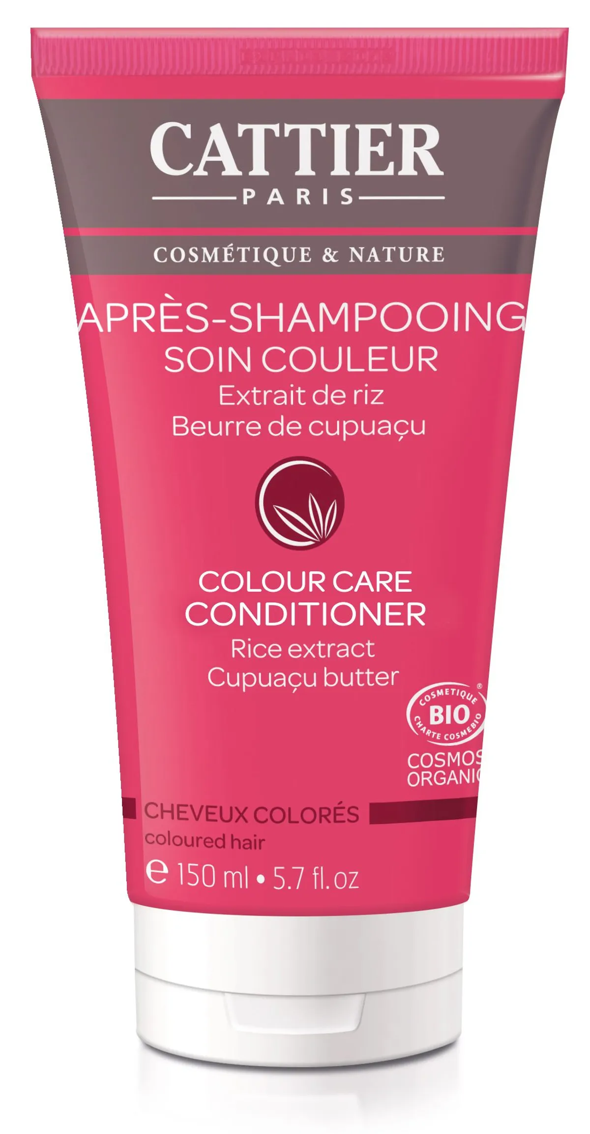 Cattier Après-Shampooing Soin Couleur Cheveux Colorés Bio 150ml