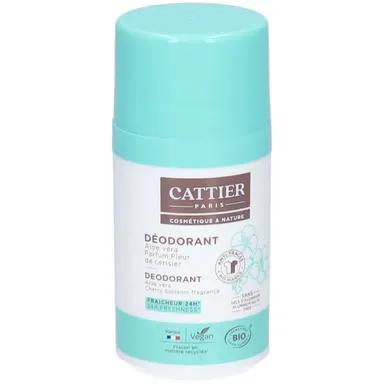 Cattier Déodorant Fraîcheur 24h Parfum Fleur De Cerisier 50ml