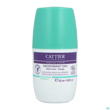 Cattier Deodorant Aloë Vera & Salie Bio 50 ml