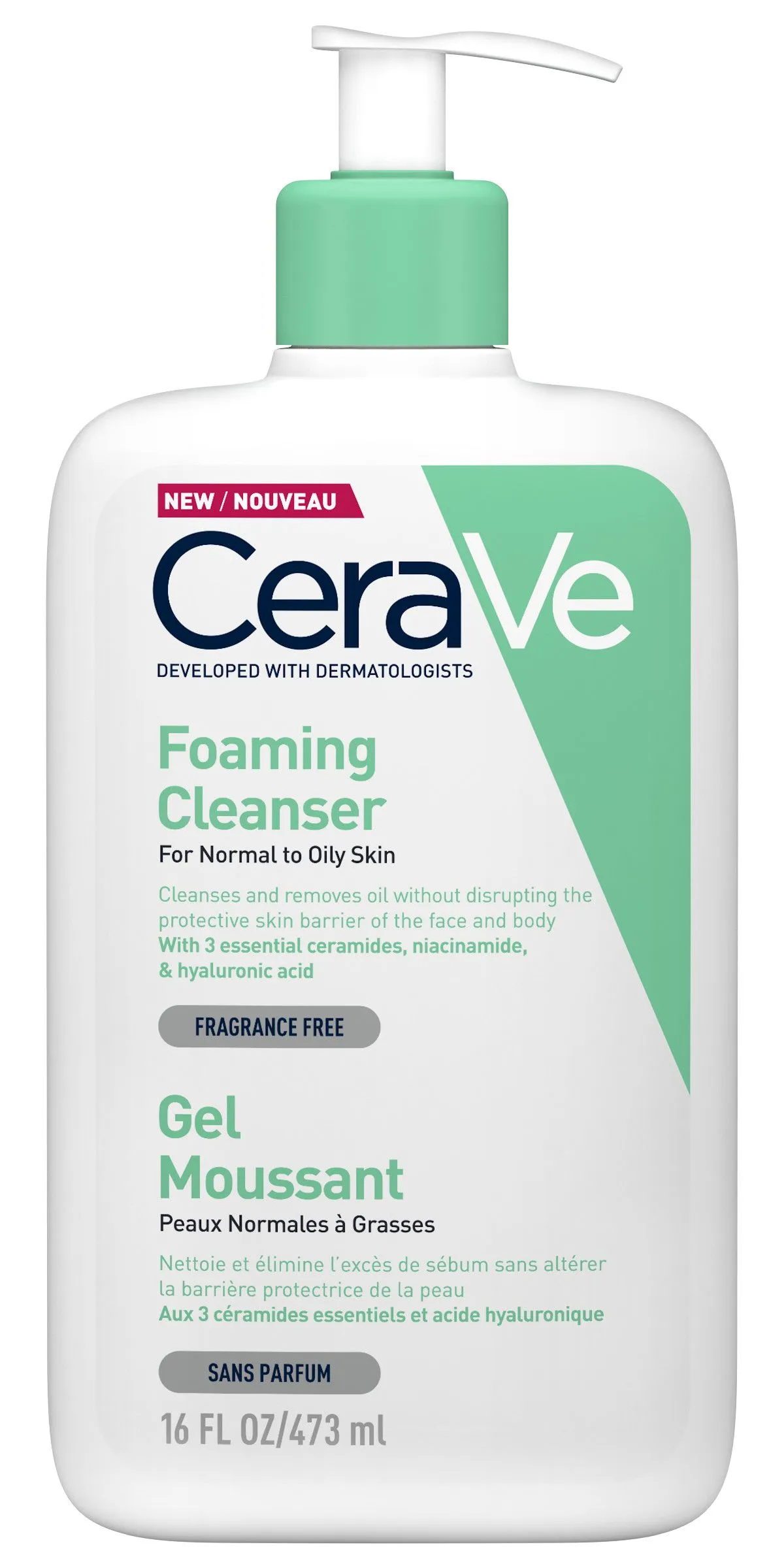 CeraVe Gel Moussant Nettoyant 473ml