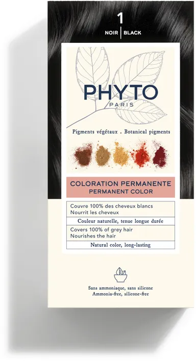 PHYTO Coloration Permanente 1 Noir