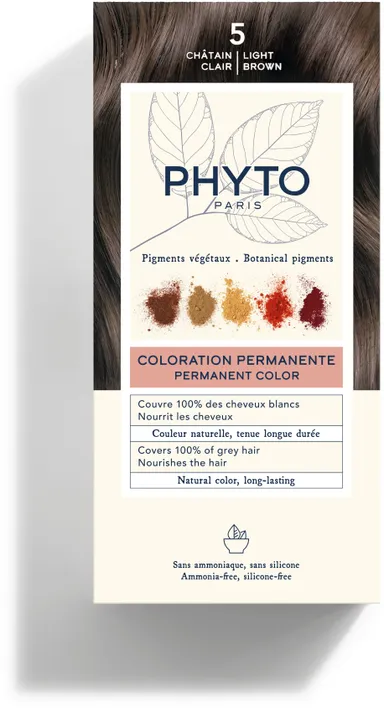PHYTO Coloration Permanente 5 Châtain Clair