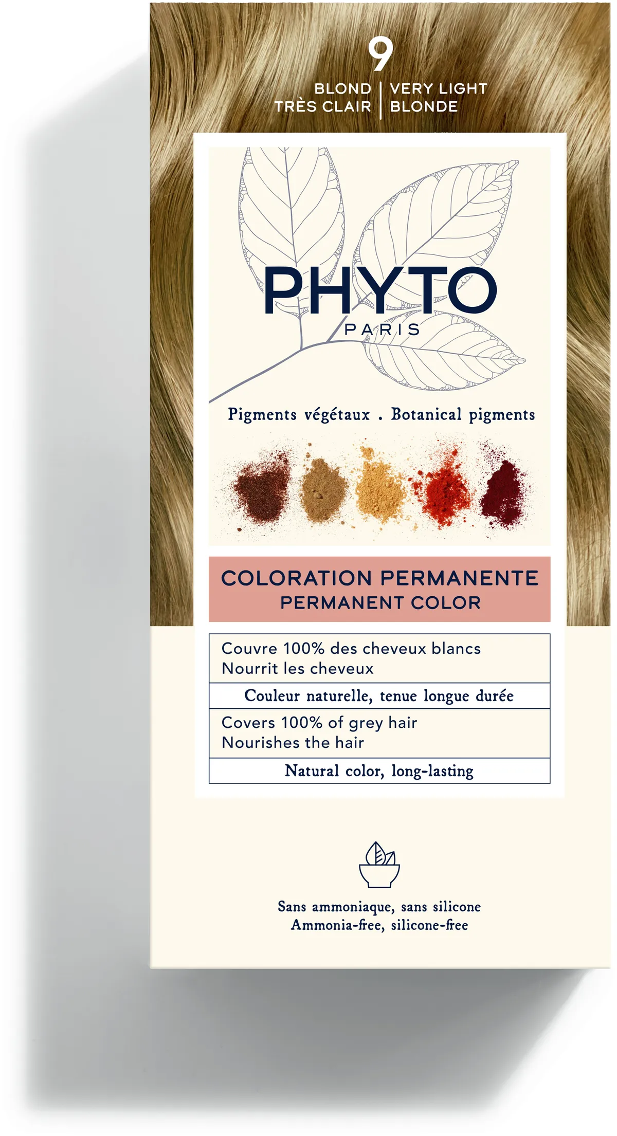 Phytocolor Kit Permanente Haarkleuring 9 Zeer Licht blond