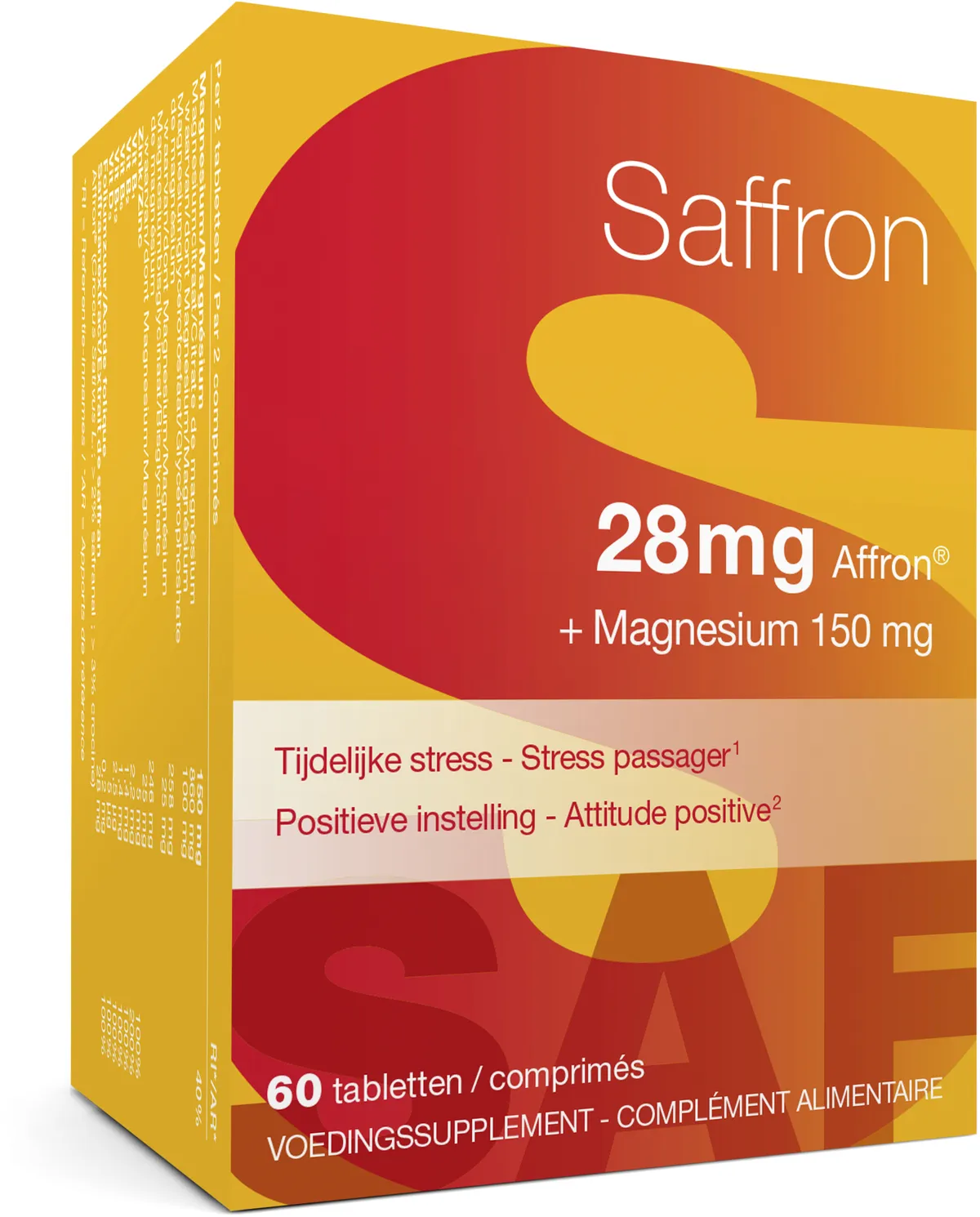 Saffron 28mg Comp 60