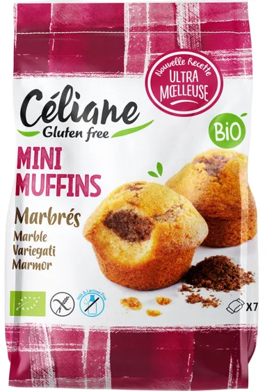 Céliane Minimuffin Gemarmerd Bio 8 stuks 200 g