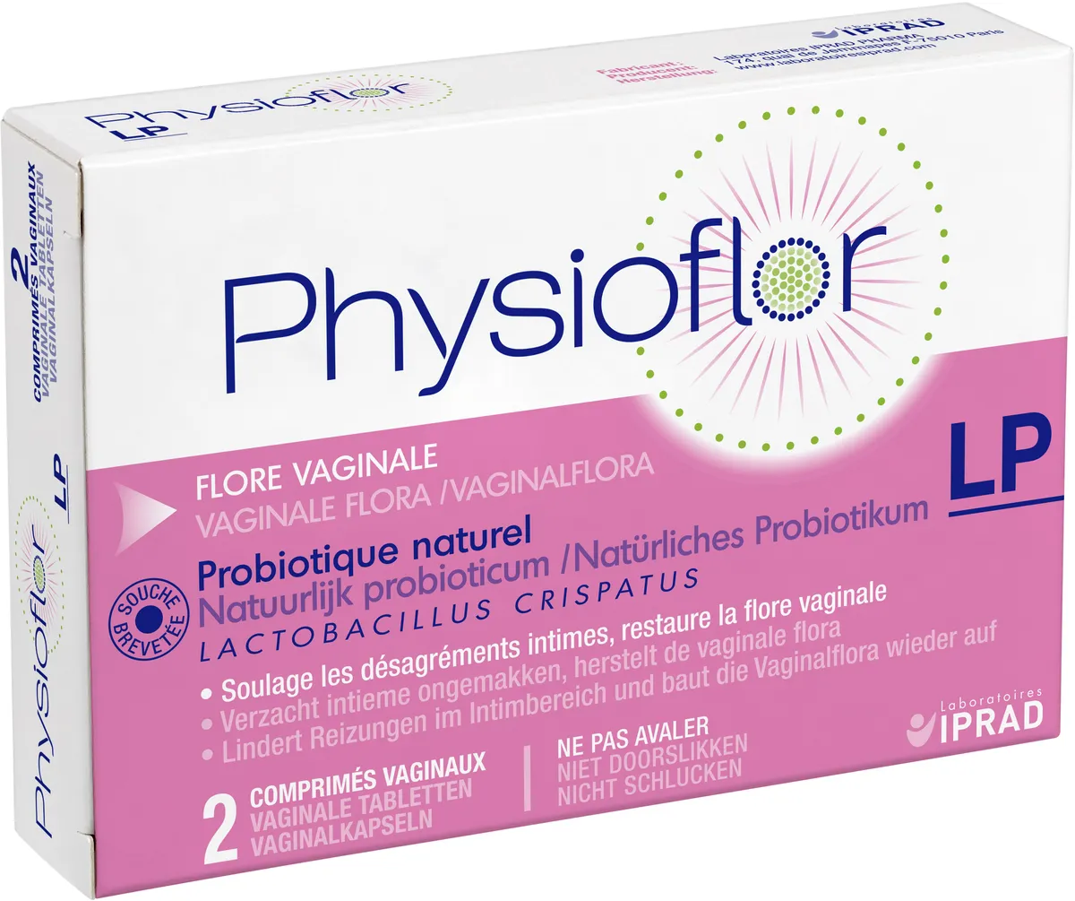 Physioflor LP 2 Comprimés Vaginaux