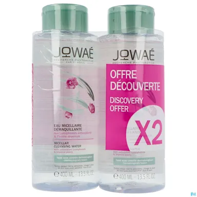 Jowaé Reinigende Micellaire Water 2x400ml (ontdekkingsaanbod)