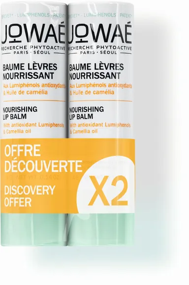 Jowae Lippenbalsem Voedend Duo Stick 2x4g