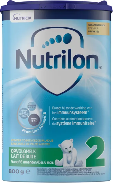 Nutrilon 2 Opvolgmelk Baby 6-12 maanden Poeder Blik 800g
