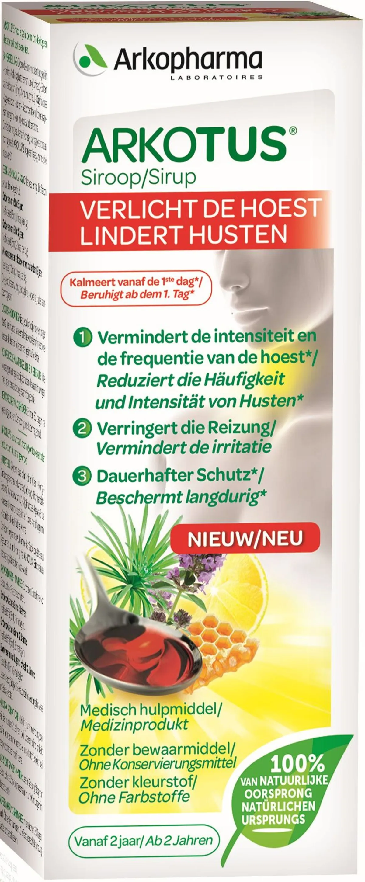 Arkotus Siroop Droog Diep Zittende Hoest 140ml