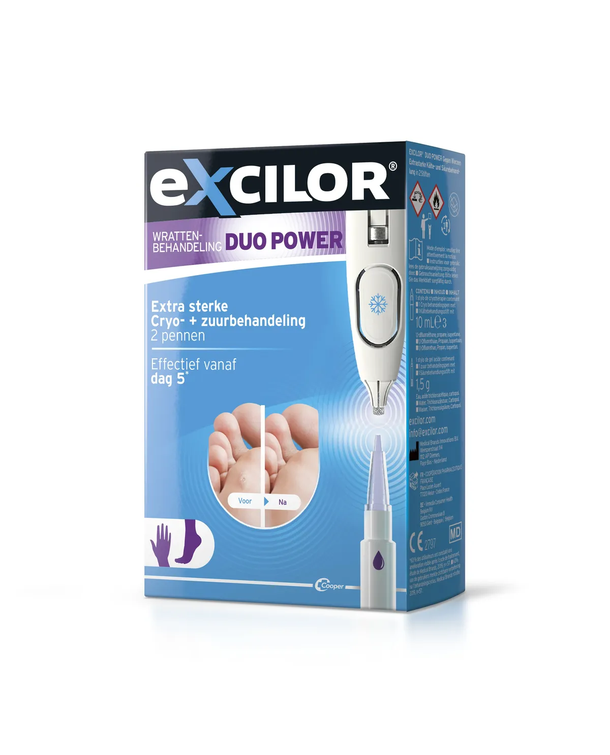 Excilor Wratten Behandeling Duo Power 10ml + 1,5g