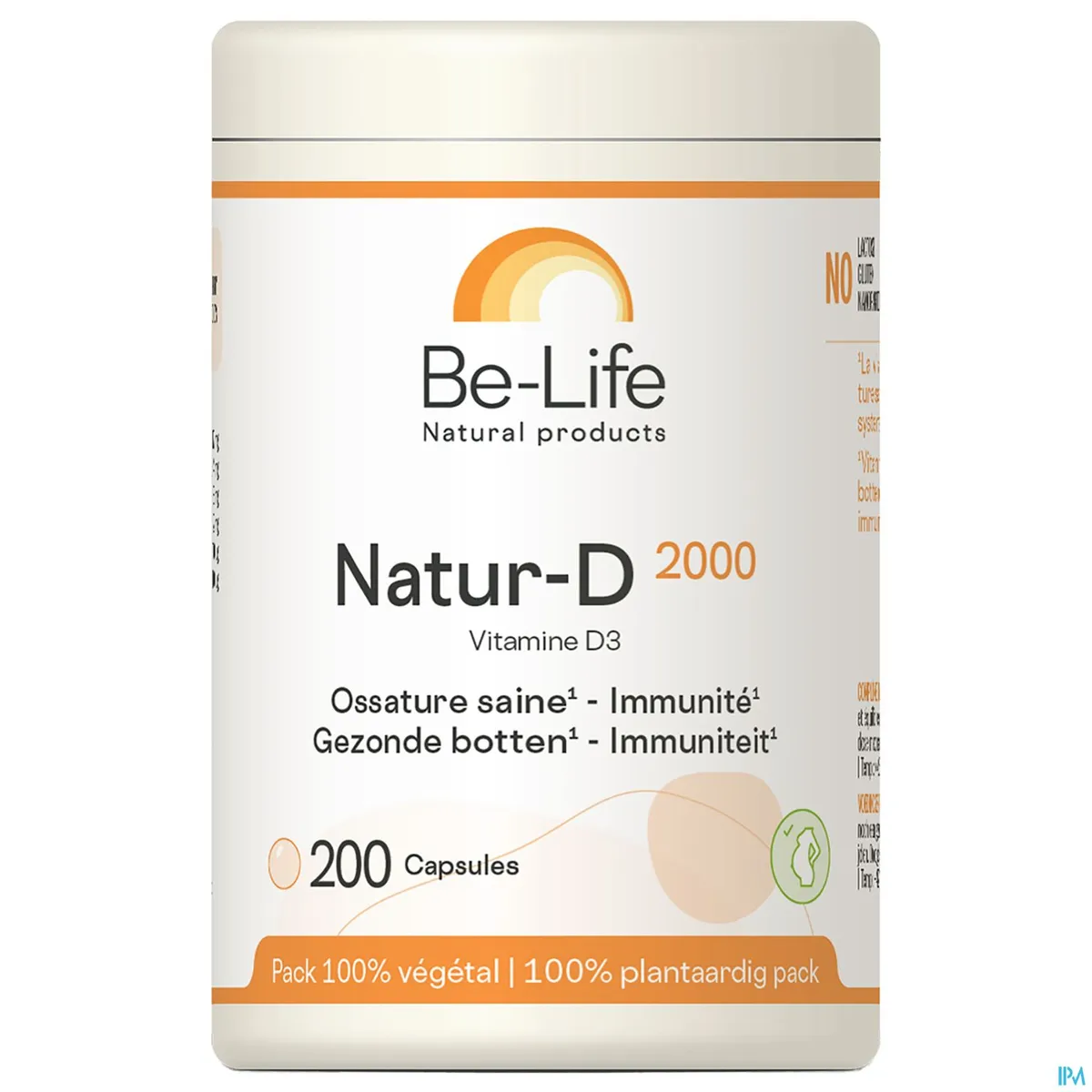 Be Life Natur-D 2000 200 Capsules