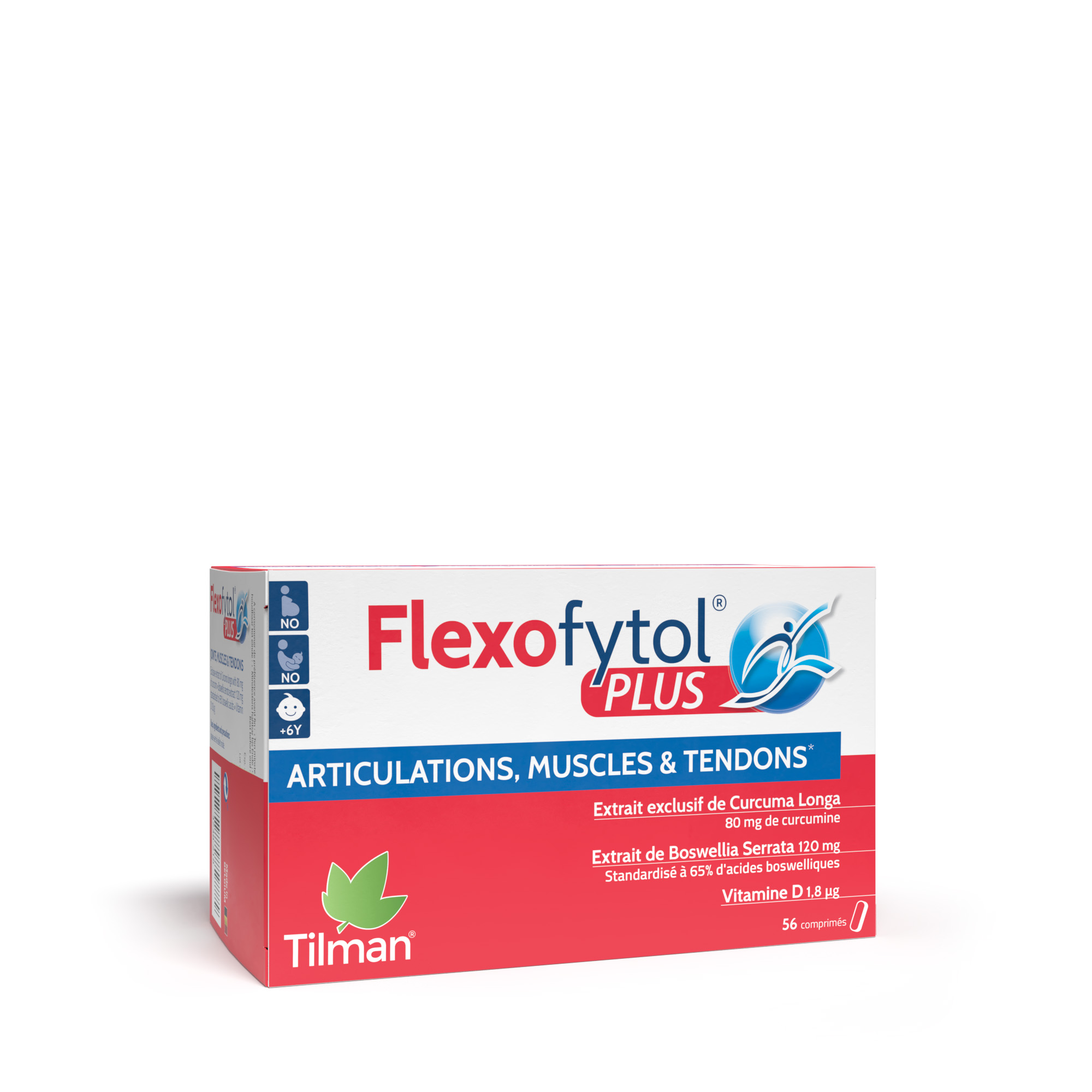 Flexofytol Plus Articulations Muscles Tendons Curcuma 56 Comprimés ...