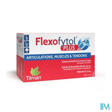 Flexofytol Plus Gewrichten Spieren Pezen Kurkuma 56 Tabletten