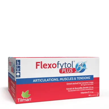 Flexofytol Plus Articulations Muscles Tendons Curcuma 182 Comprimés