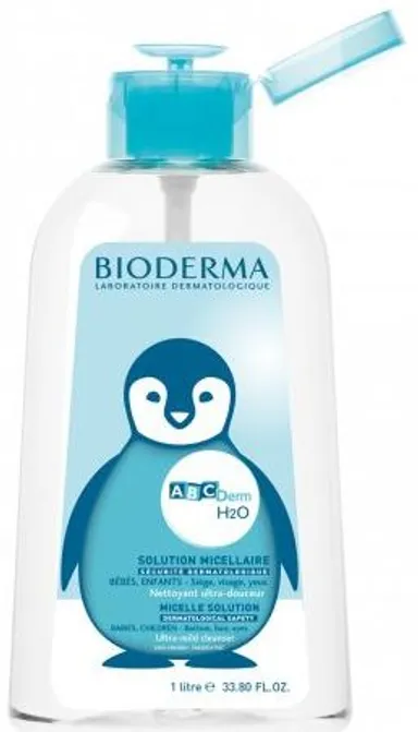 Bioderma ABC Derm H2O Solution Micellaire 1L (pompe inversée)
