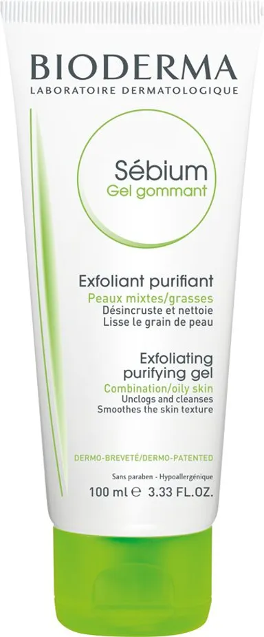 Bioderma Sebium Scrubgel Gemengde/Vette Huid 100ml (nieuwe formule)