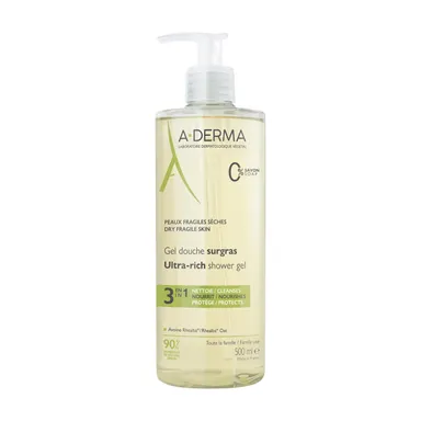 A-Derma Indispensables Gel Douche Surgras 500Ml
