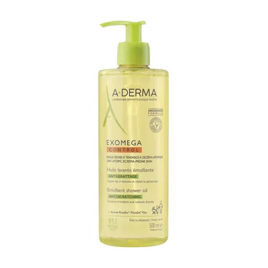 A-Derma Exomega Control Huile Lavante Emolliente Anti-Grattage 500Ml