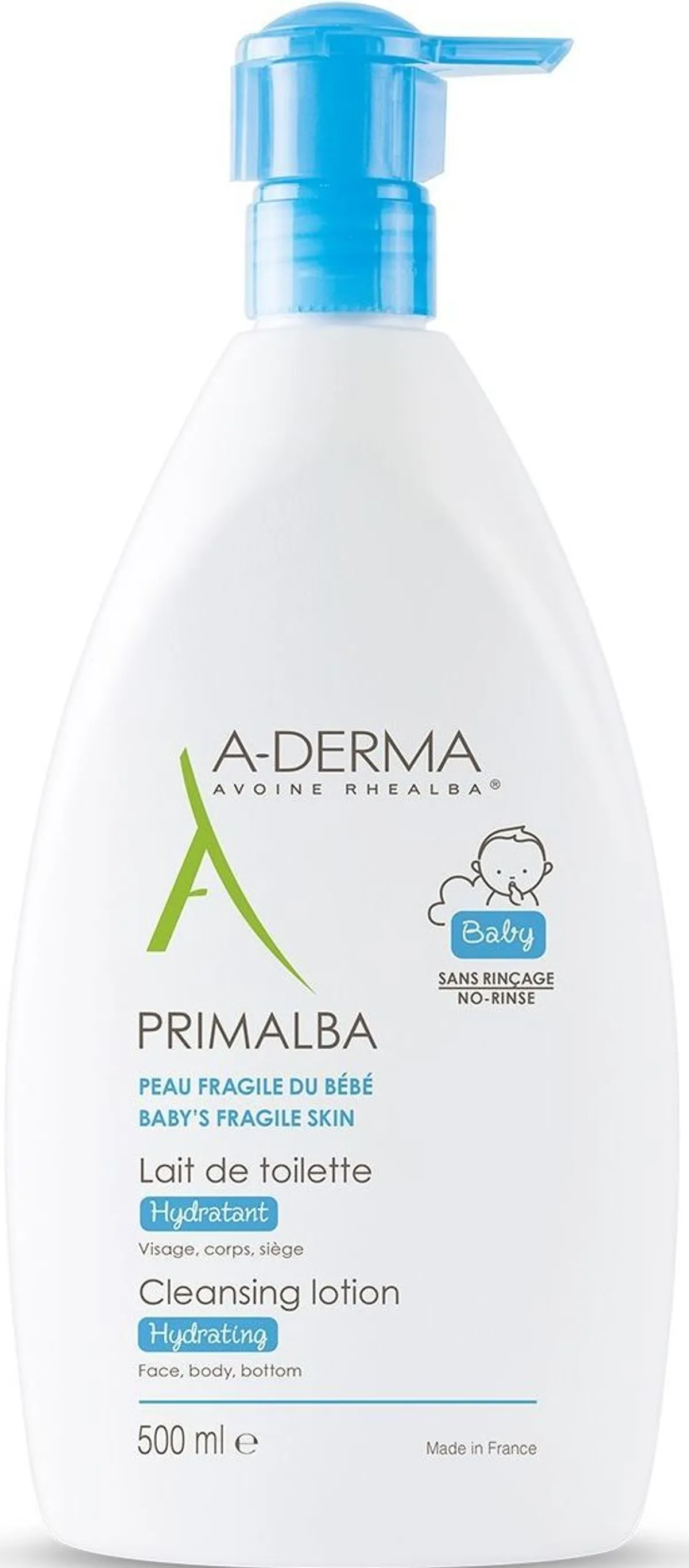 A-Derma Primalba Lait de Toilette 500ml