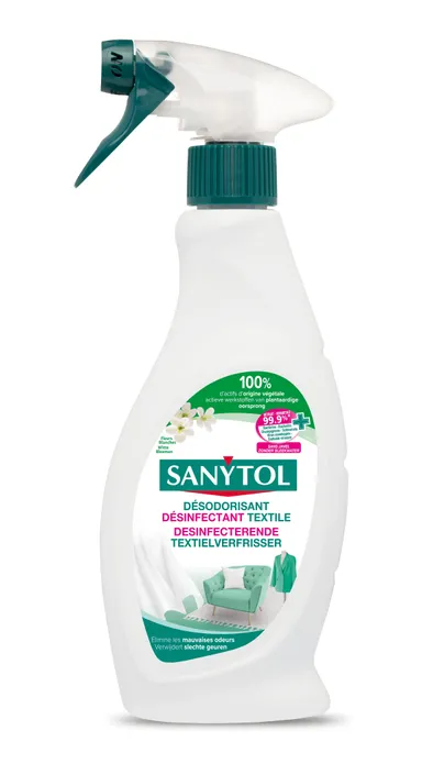 Sanytol Désodorisant Textiles Désinfectant 500ml