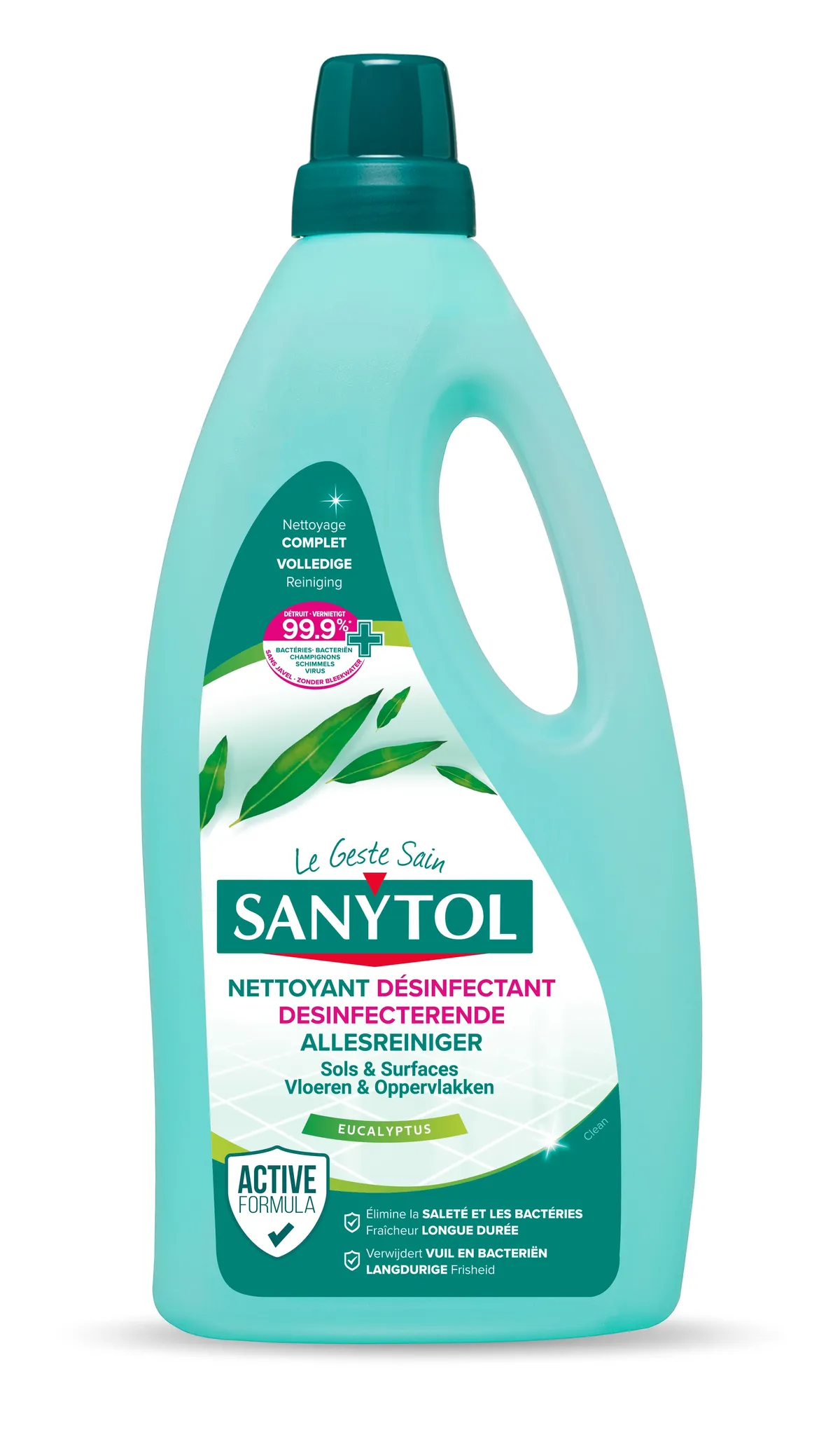 Sanytol Nettoyant Désinfectant Multi-Usages Sols et Surfaces 1L