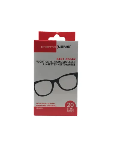 Pharmalens Easy Clean Lingettes Nettoyantes 20 pièces