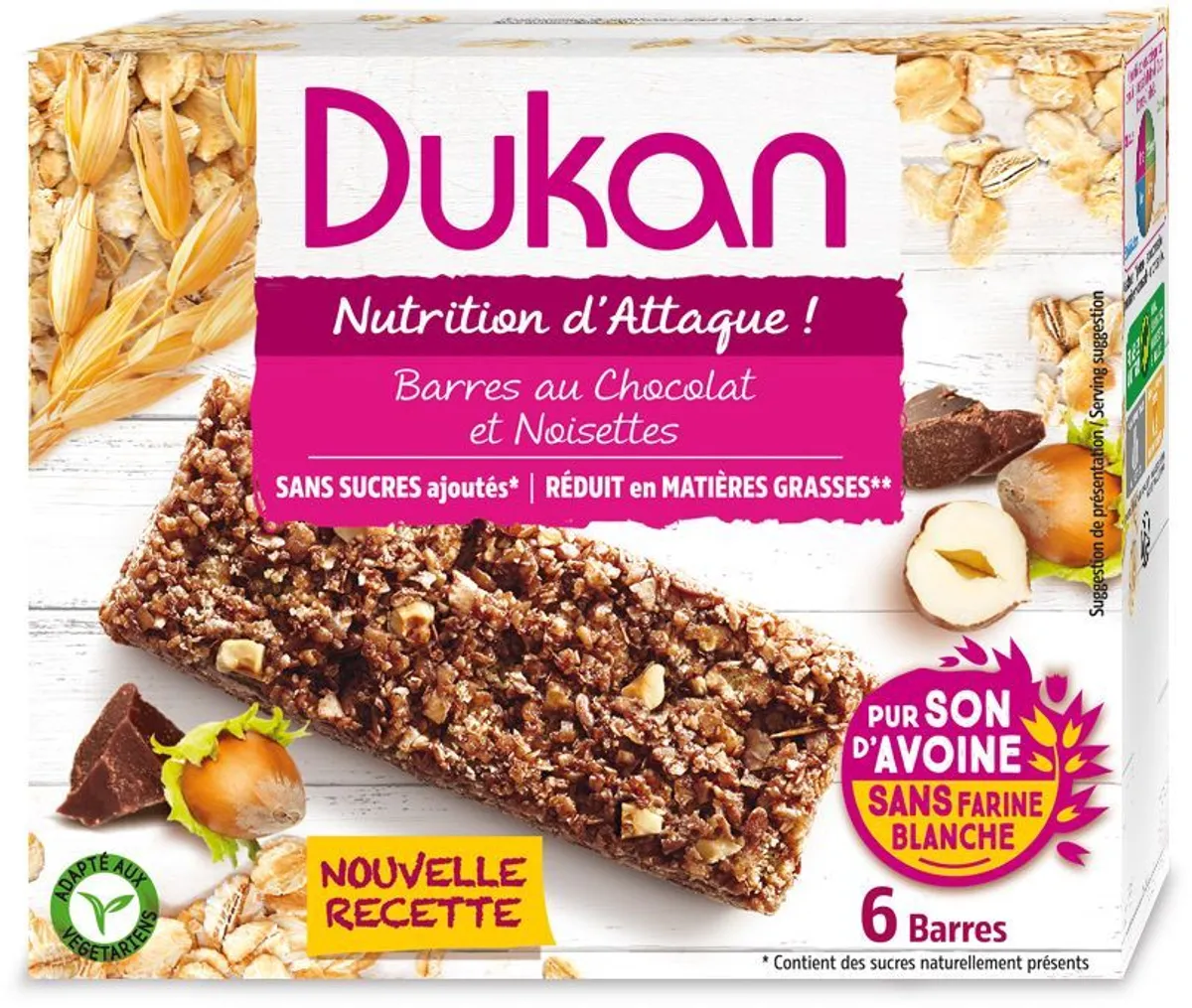 Dukan Barre Choco Noisette 6