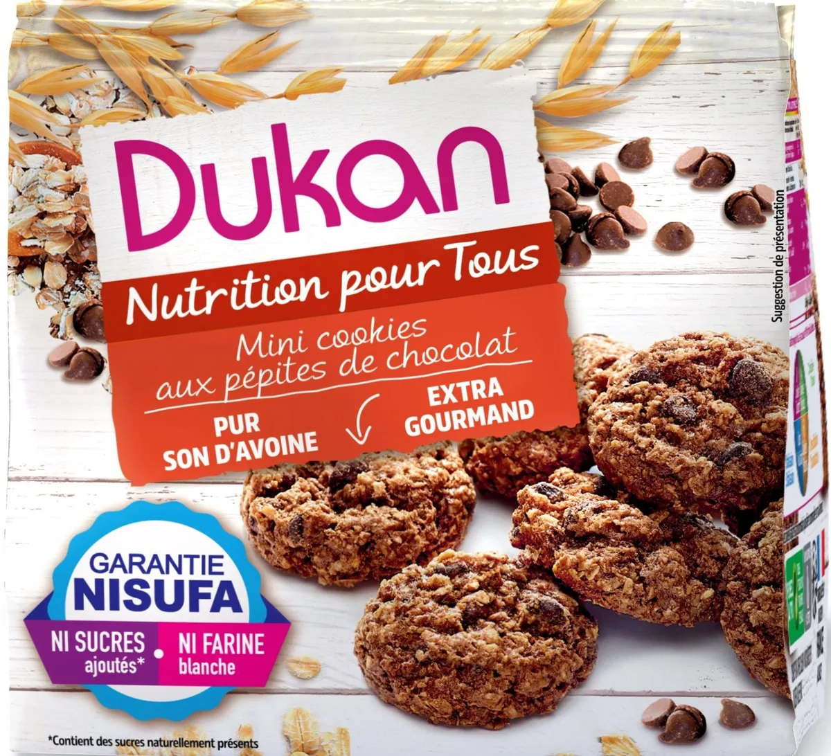 Dukan Mini Coockies Chocolade Stukjeszakje 100g