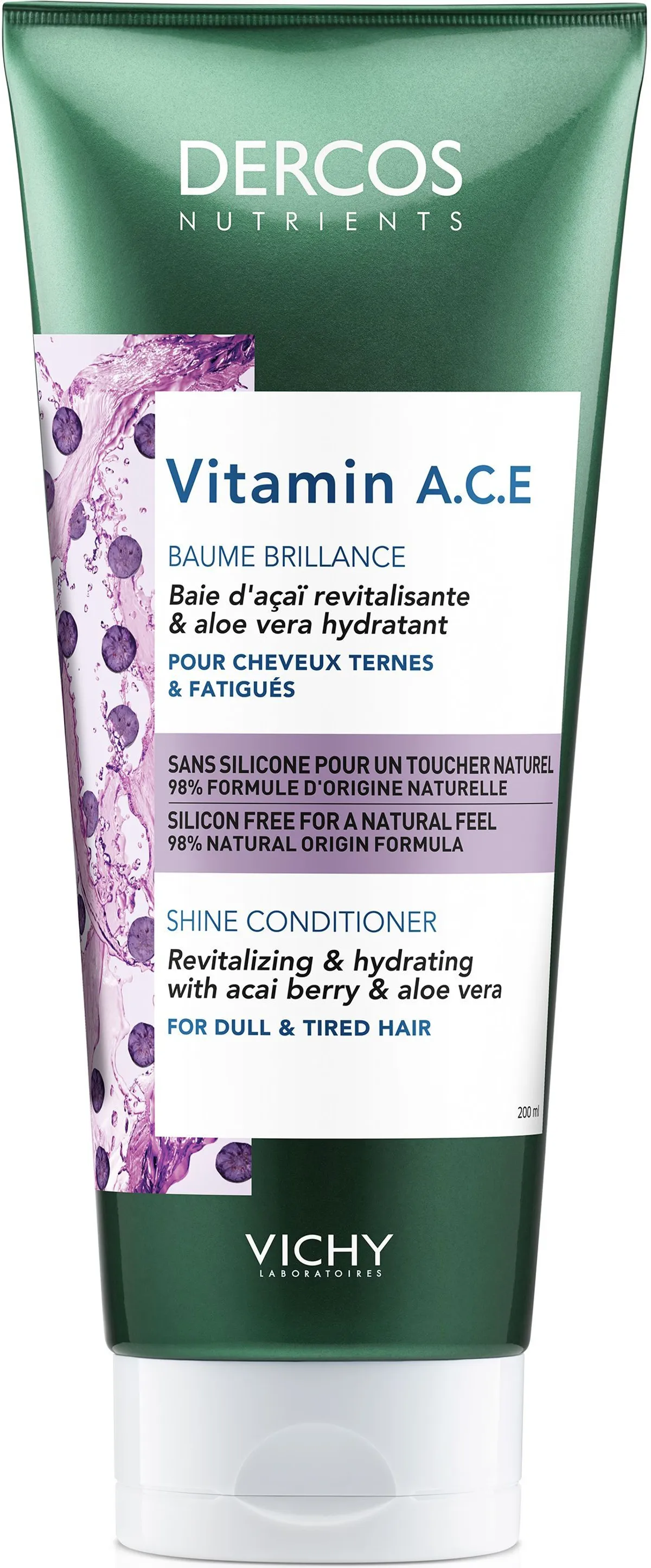Vichy Dercos Nutrients Après-Shampooing Vitamin A.C.E 200ml