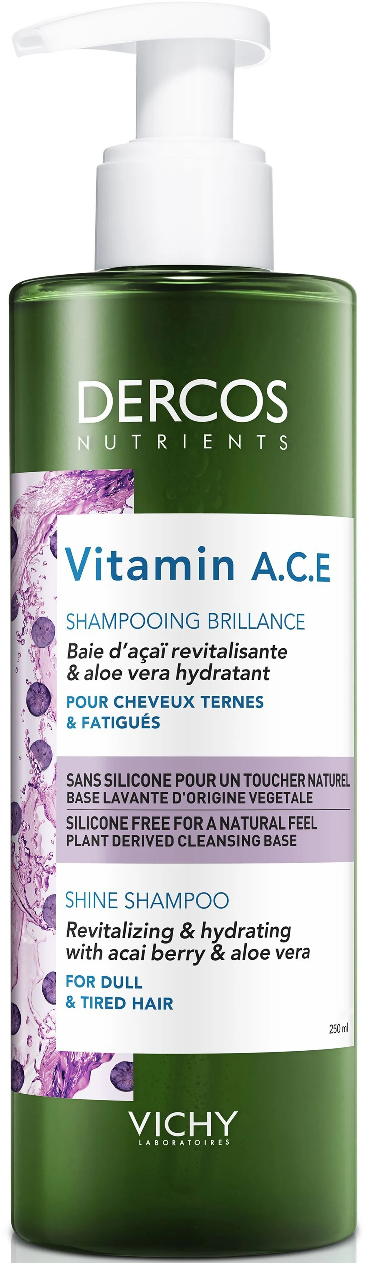 Vichy Dercos Nutrients Shampooing Vitamin A.C.E 250ml