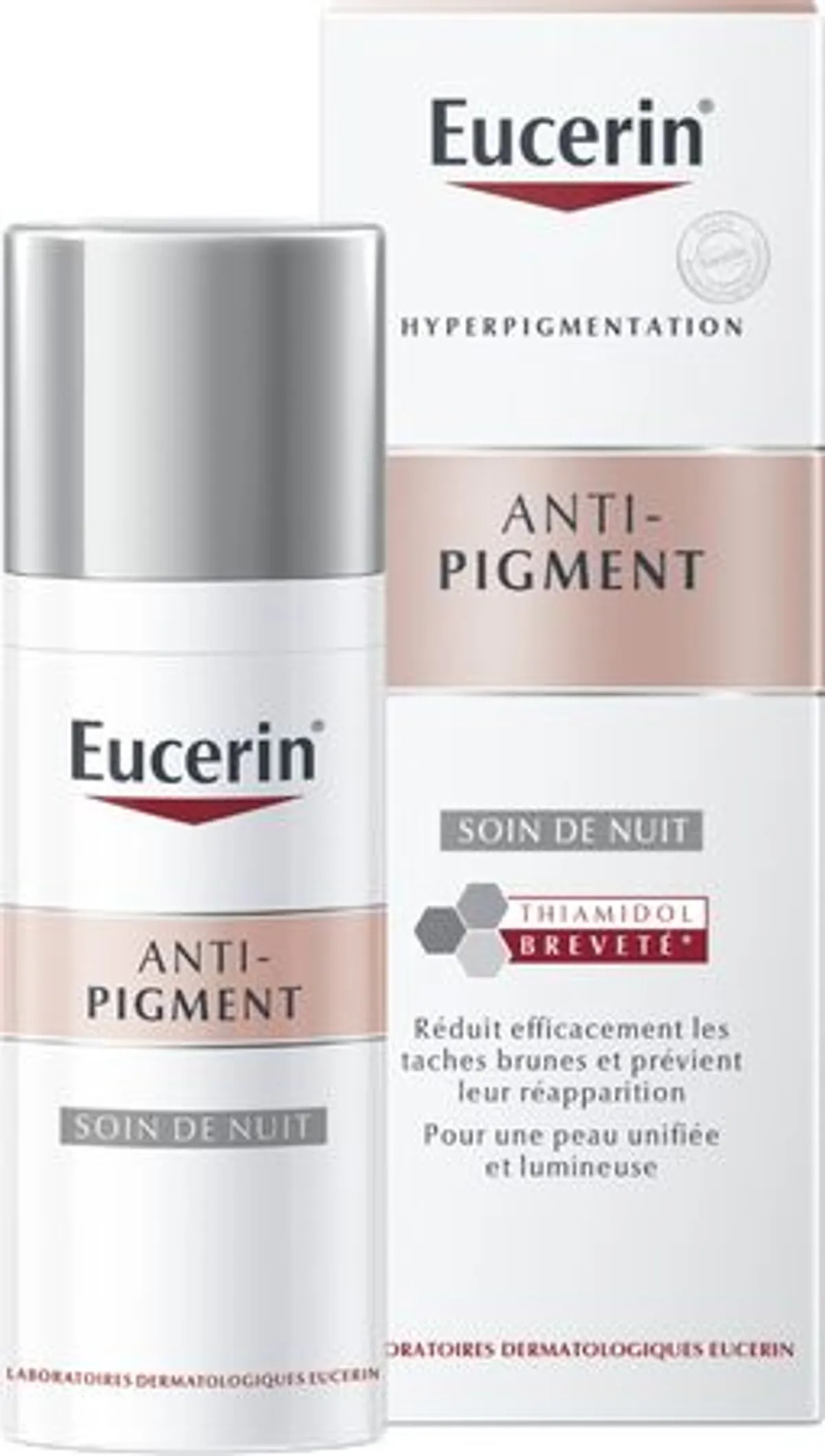 Eucerin Anti-Pigment Soin de Nuit Hyperpigmentation avec pompe 50ml