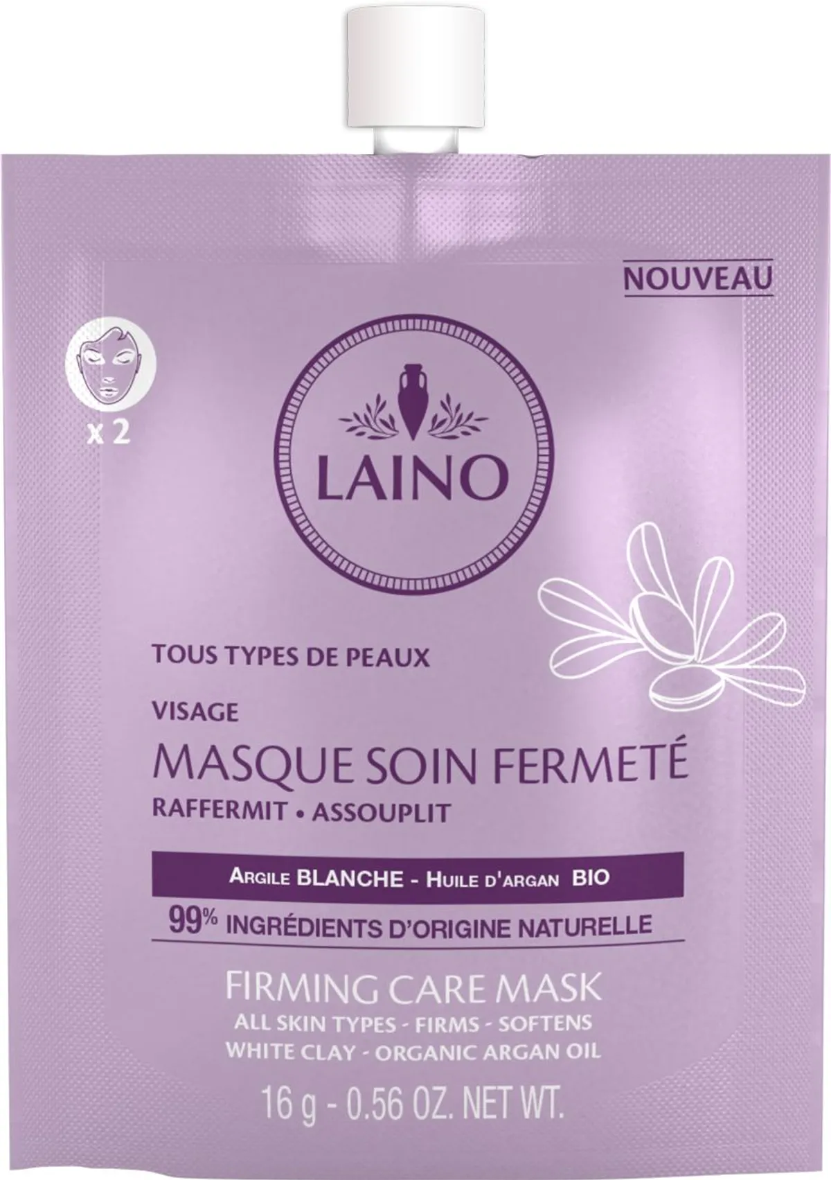 Laino Masque Visage Soin Fermeté 16gr